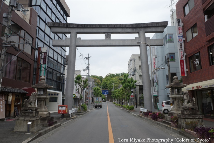 上宮天満宮:天神馬場を望む