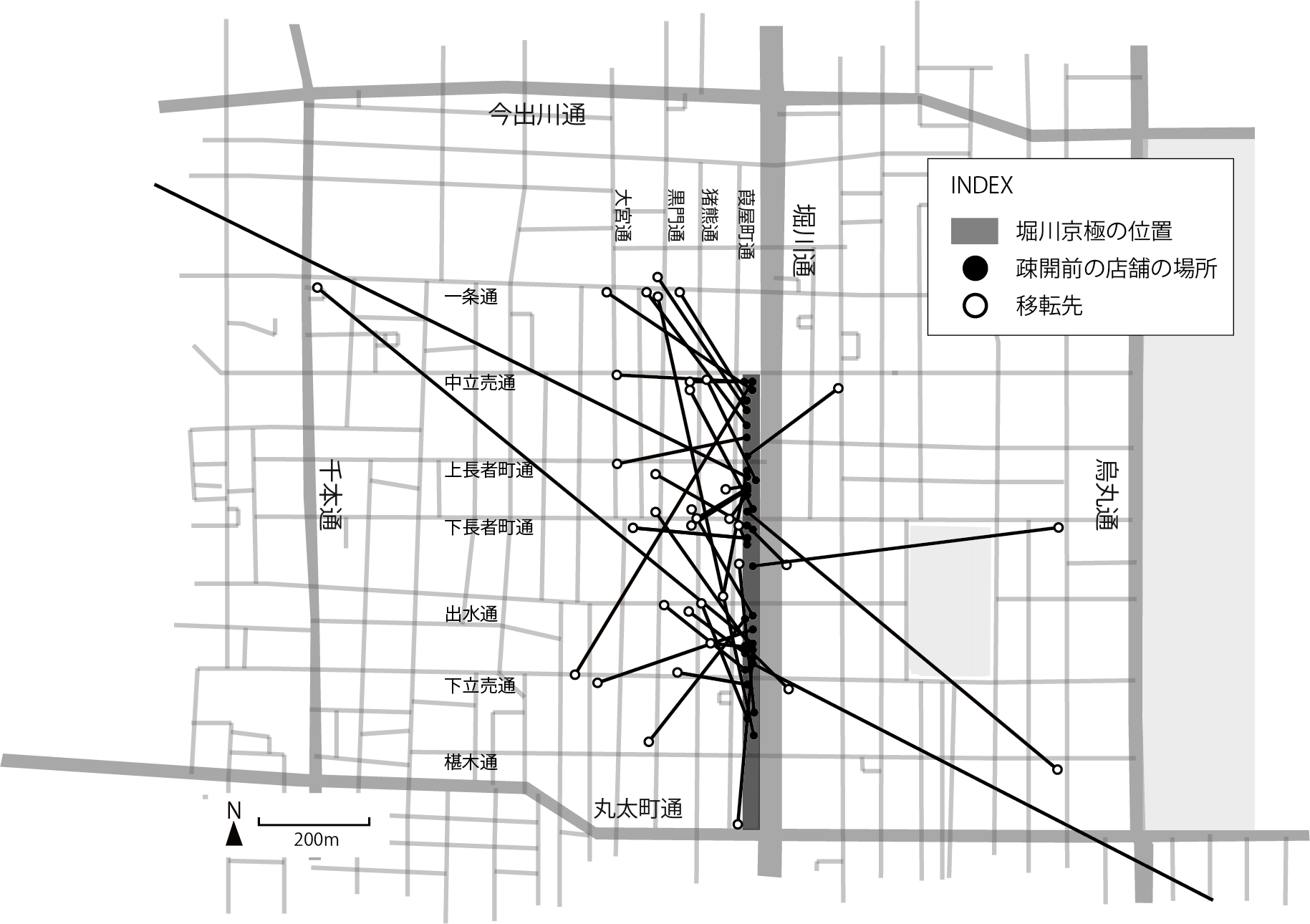 図3．堀川京極の店舗の移転先