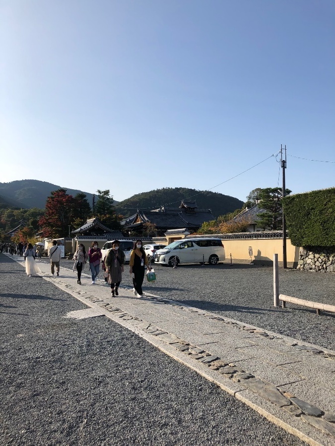 弁天湯跡　現在は駐車場