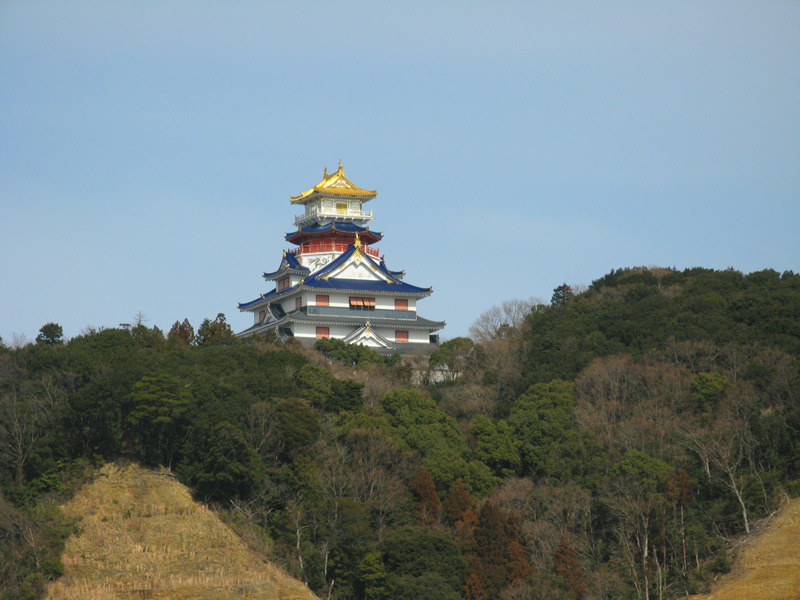 伊勢・安土桃山文化村で再現された安土城