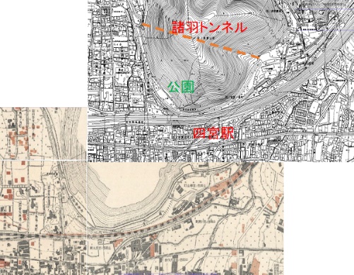 諸羽山の地図