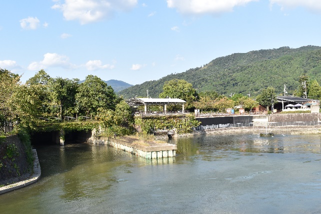 白川と琵琶湖疏水の合流点