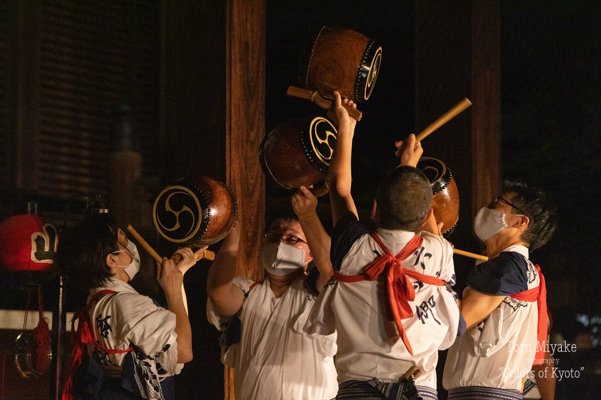 小山郷六斎念仏の上演光景