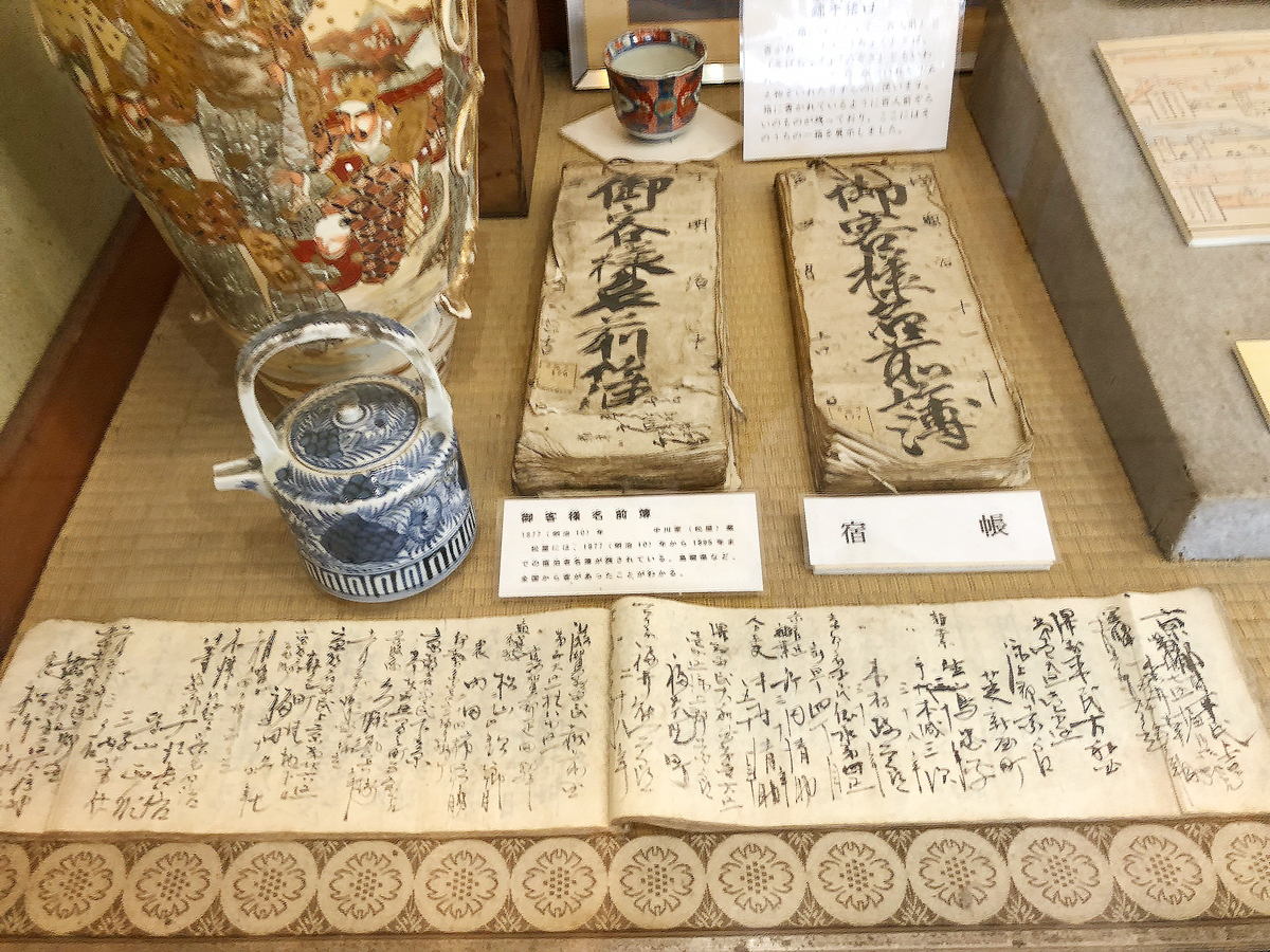 旅籠資料展示コーナー