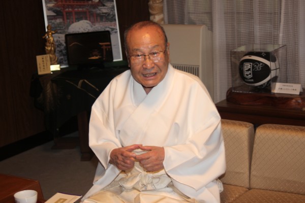 上賀茂神社　宮司　田中安比呂様